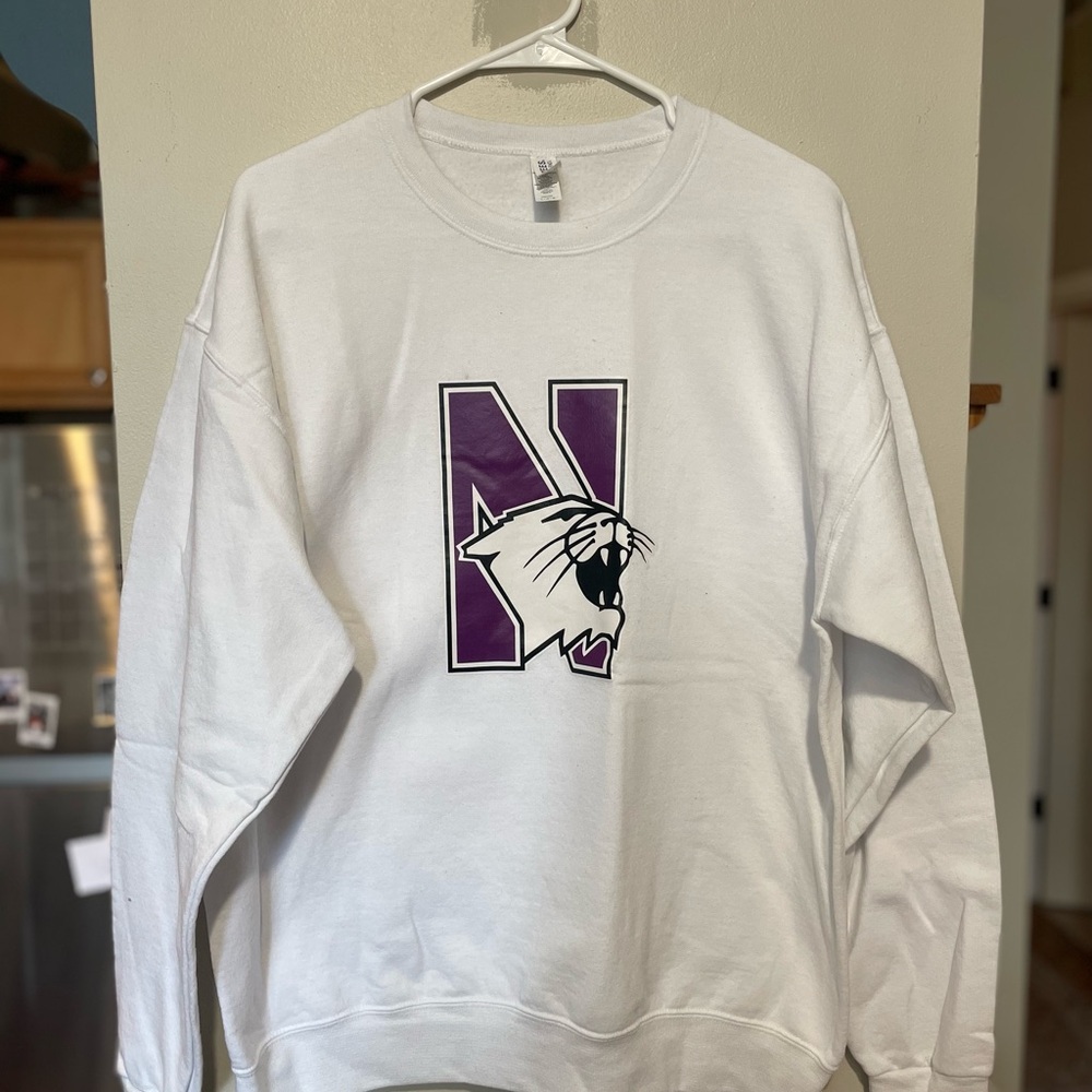 White Northwestern Sweatshirt